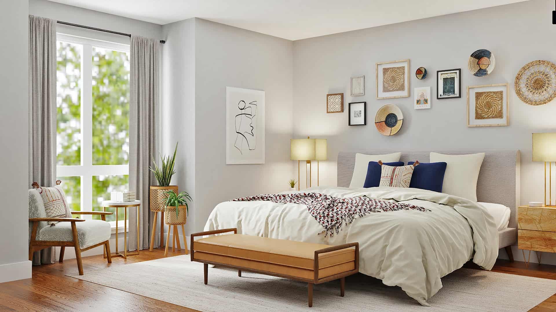 Mała sypialnia w stylu rustykalnym – jak dobrać dekoracje?